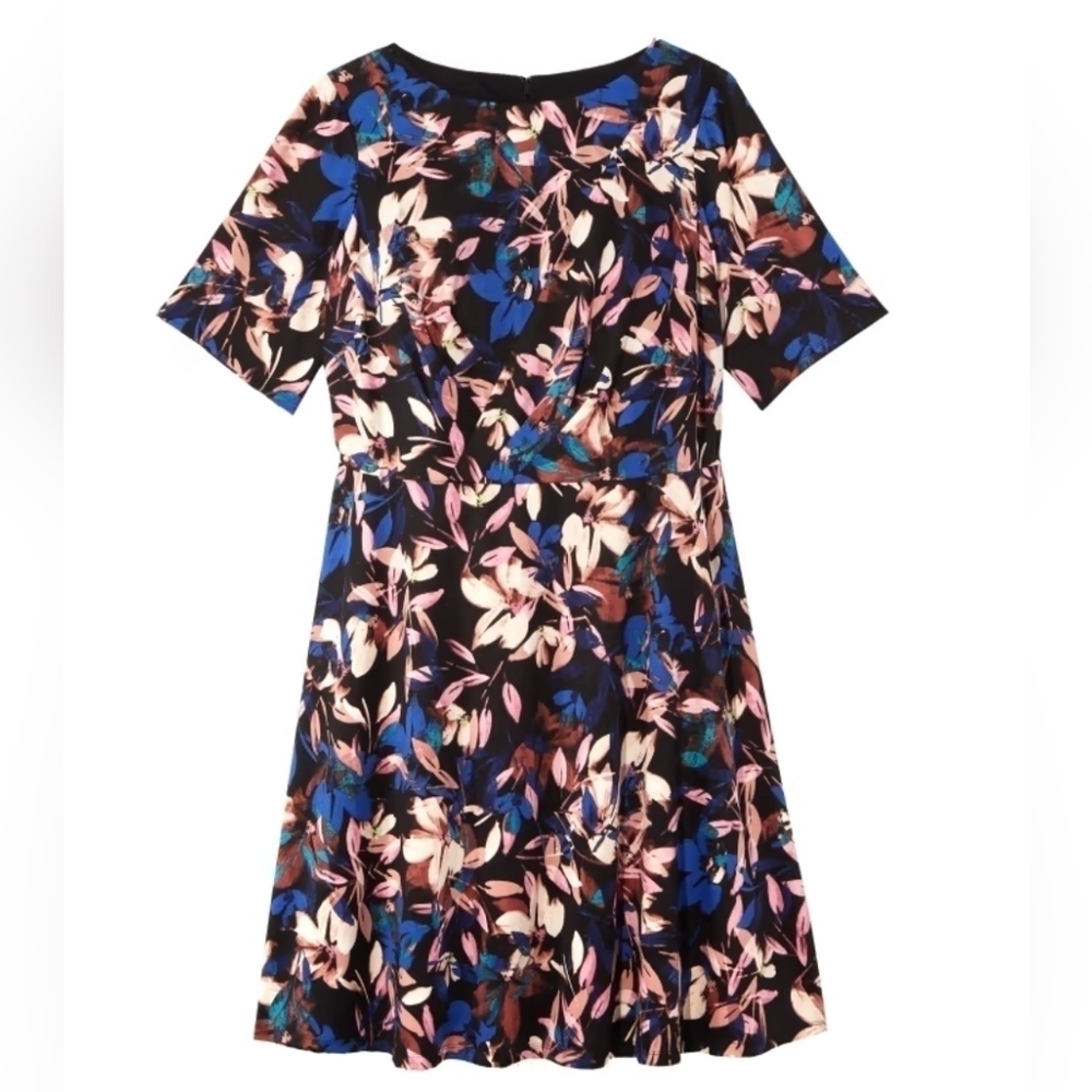 SABRINA COLLECTIVE Marmara Short Sleeve W Gathered Top SZ 20Wโ DRESS